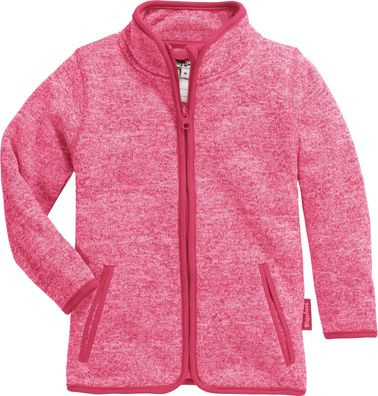 Playshoes Kinder Strickfleece-Jacke pink