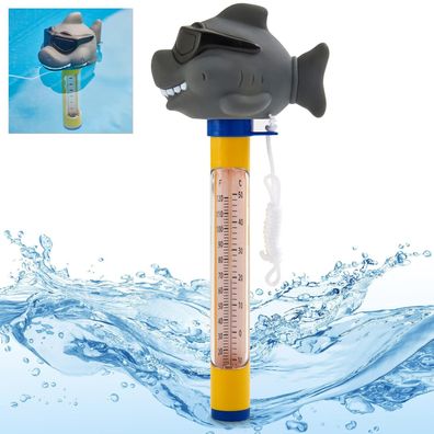 Hai Thermometer Pool Wasserthermometer für Pool, Badewanne, Schwimmbad und Teich