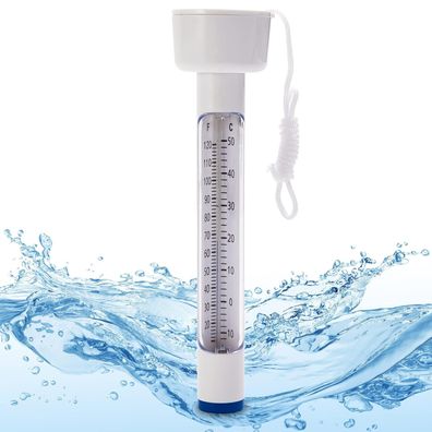 Weiss Wasserthermometer Thermometer Pool Badewanne, Schwimmbad und Teich