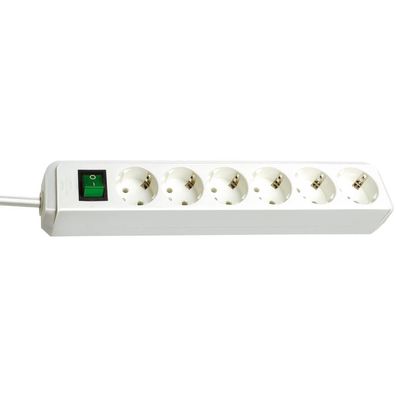 Brennenstuhl
Eco-Line Steckdosenleiste mit Schalter 6-fach weiß