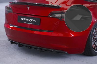 CSR Heckansatz für Tesla Model 3 alle 2017- CSR-HA267-S strukturiert schwarz ma