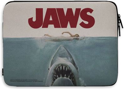 JAWS Poster Laptop Sleeve Tasche Allover