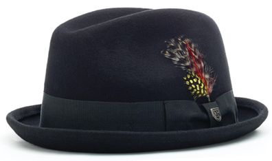 Brixton Hat Gain Fedora Black