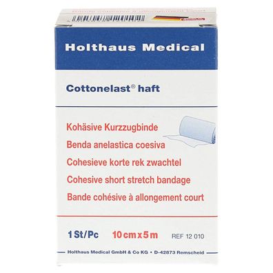 Cottonelast® haft Kurzzug-Binde , 10 cm x 5 m, einzeln in Faltschachtel | Packung (