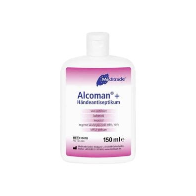 Meditrade Alcoman® plus Händedesinfektionsmittel - 150 ml | Packung (150 ml)