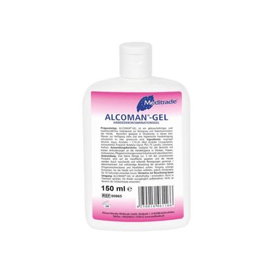 Meditrade Alcoman® Gel Händedesinfektion - 150 ml | Flasche (150 ml)