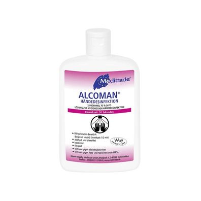 Meditrade Alcoman® Händedesinfektionsmittel - 150 ml | Flasche (150 ml)