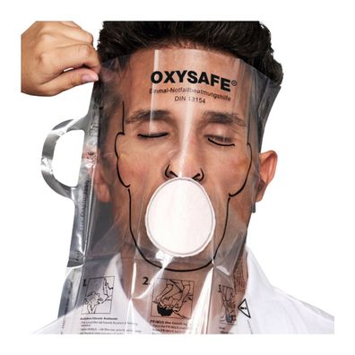 Holthaus Oxysafe® Notfallbeatmungshilfe - 1 Stück | Packung (1 Stück)