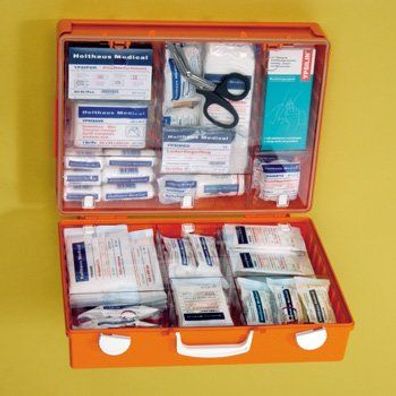 SAN Erste-Hilfe-Koffer , , gefüllt mit DIN 13 157 erweitert | Packung (1 Stück)