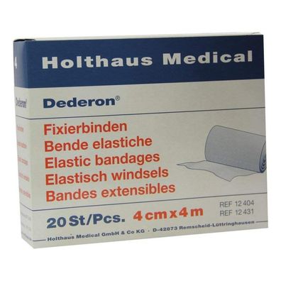 Dederon® Fixierbinde PA/ CV , 4 cm x 4 m, Klinikpackung à 20 | Packung (20 Stück)