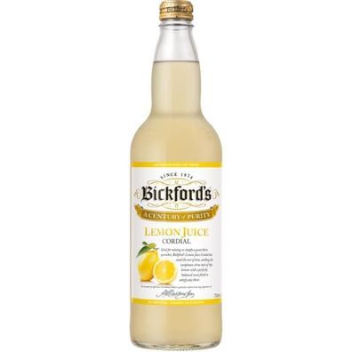 Bickford's Cordial Lemon Juice 750 ml