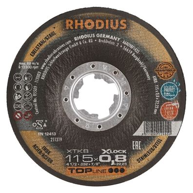 Rhodius
Extradünne Trennscheibe XTK8 X-LOCK | Ø 115 x 0,8