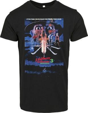 Merchcode T-Shirt A Nightmare On Elmstreet Poster Tee Black