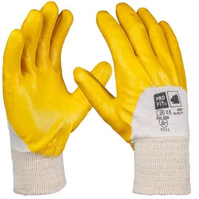PROFIT
Standard Nitril-Handschuh| gelb| Gr. 11