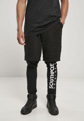 Southpole Fleece Shorts With Leggings Black