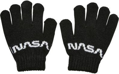 Mister Tee Jungen Handschuhe Nasa Knit Glove Kids Black