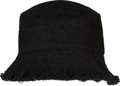 Flexfit Open Edge Bucket Hat Black