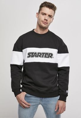 Starter Black Label Sweatshirt Block Crewneck Black/ White