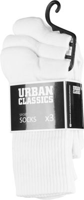 Urban Classics Socken Sport Socks 3-Pack White