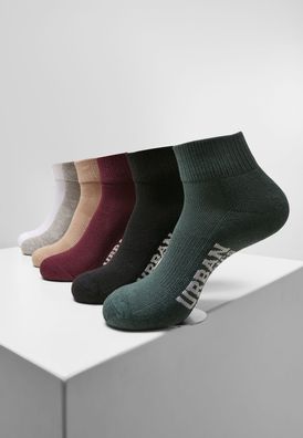 Urban Classics Socken High Sneaker Socks 6-Pack Wintercolor Mix