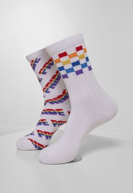 Urban Classics Socken Pride Racing Socks 2-Pack Multicolor