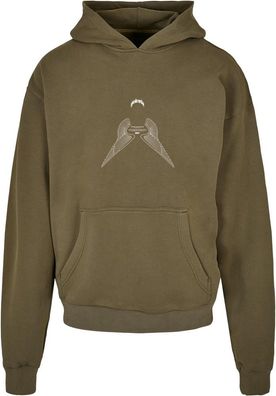 MJ Gonzales Sweatshirt Higher Than Heaven V.5 With Ultra Heavy Hoody Olive