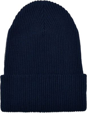 Flexfit Mütze Recycled Yarn Ribbed Knit Beanie Navy