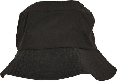 Flexfit Elastic Adjuster Bucket Hat Black