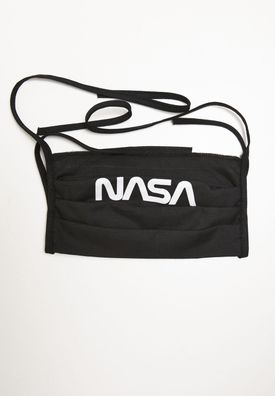 Mister Tee Maske NASA Face Mask Black