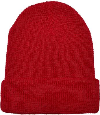 Flexfit Mütze Recycled Yarn Waffle Knit Beanie Red