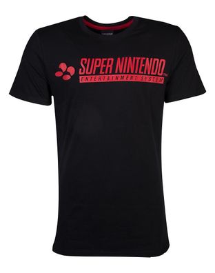 Nintendo - Super Nintendo Men's T-Shirt Black