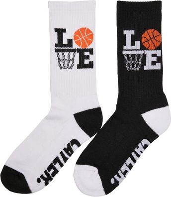 Cayler & Sons Socken Love Ballin Socks 2-Pack Black/ White