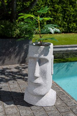 Gilde Magnesia Pflanzengefäß/ Skulptur Mo ai 51447