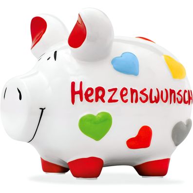 Sparschwein Herzenswunsch - KCG Mittelschwein 101623 - Marken-Sparschwein
