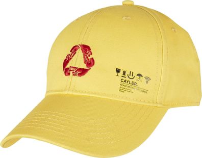 Cayler & Sons Iconic Peace Curved Cap Yellow/ MC