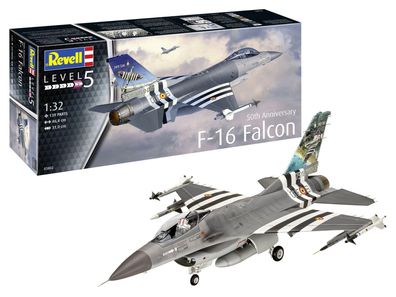 Revell F-16 Falcon 50th Anniversary in 1:32 Revell 03802 Bausatz