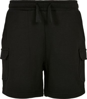 Urban Classics Jungen Boys Organic Cargo Sweat Shorts Black