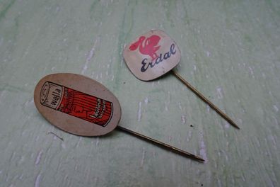 alte Wella Lavona Hairspray / Erdal mit dem roten Pelikan Pin -Auswahl-