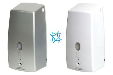 Automatischer Seifenspender 500 ml Weiss oder Satin Infrarot Sensor Wandmontage