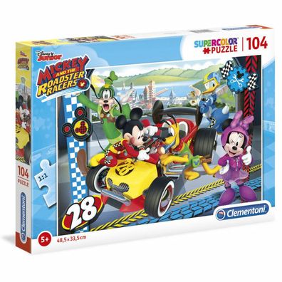 Clementoni 104Pcs Puzzle Mickey und der Roadster R