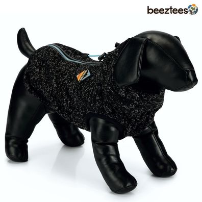 Beeztees Hundepullover CELIA - dunkelgrau - reflektierend - Sweater Hundemantel