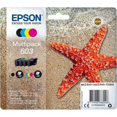 Epson Ink 603 Multipack (C13T03U64010)