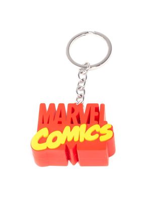 Marvel Comics - 3D Logo Keychain Black