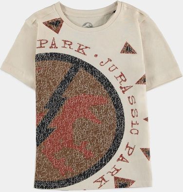 Universal - Jurassic Park - Boys Short Sleeved T-Shirt Beige