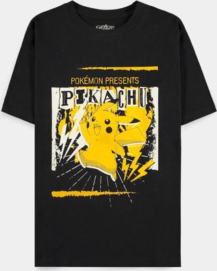 Pokémon - Pika Punk - Men's Short Sleeved T-shirt Black