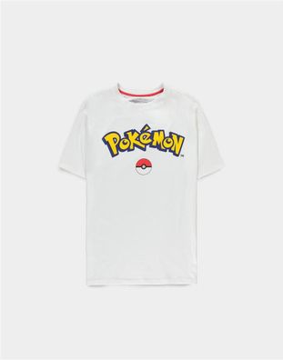 Pokémon - Logo Core - Oversized Men's Short Sleeved T-shirt White