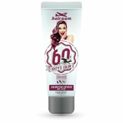 Hairgum Sixty's Color Hair Color Magenta