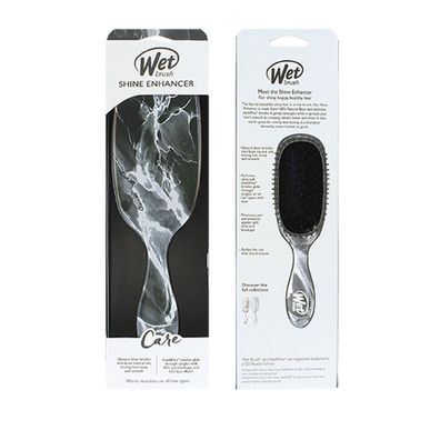 Wet Brush Shine Enhancer Metallic Marmor Haarbürste Onyx
