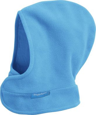 Playshoes Kinder Mütze Fleece-Schalmütze mit Klettverschluß Aquablau