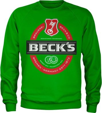 Beck's Label Logo Sweatshirt Green